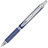 PENTEL EnerGel Alloy RT Retractable Liquid Gel Pen.7mm, Blue Barrel, Black Ink (BL407CA)